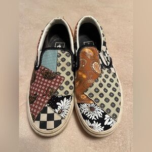 Vans Multicolor Patchwork Slip-On Shoes